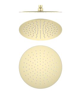 Верхний душ Aquatek AQ2073BG 25 см шлифованное золото